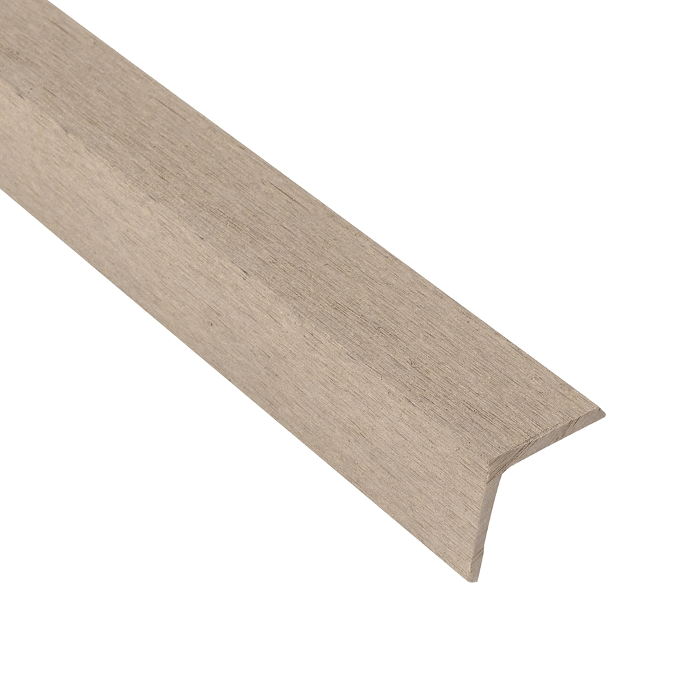 45mm x 45mm Triton Natural WPC Decking Angle Trim – 3m image
